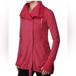 Women's Pink Lululemon  gratitude wrap Hoodie Jacket size 6 medium size
